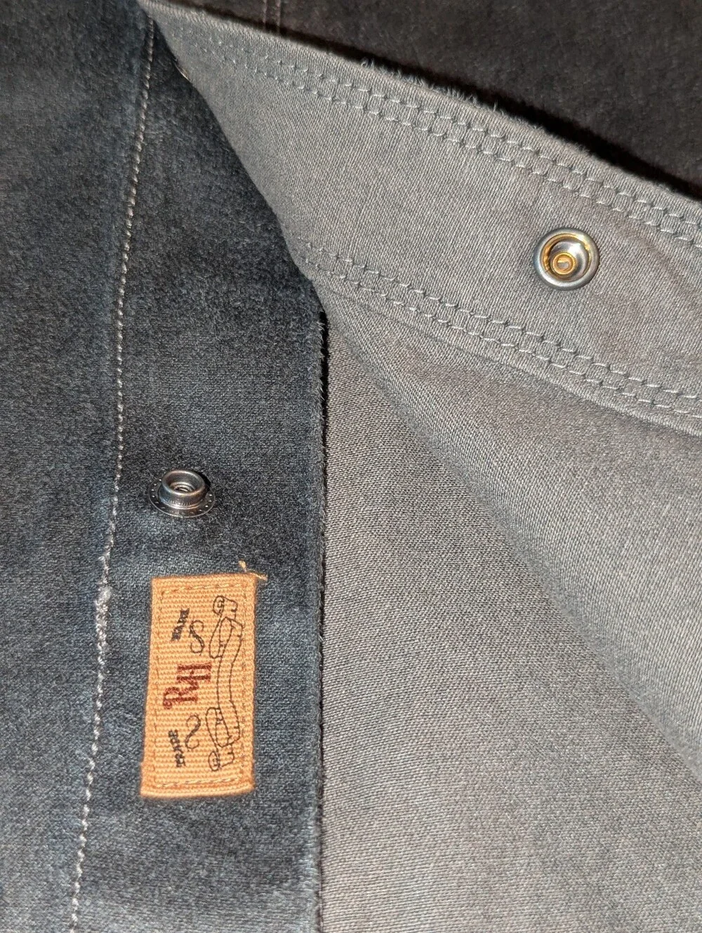 RedHead Ranch Willowbrook Heavyweight Canvas Shirt Jacket - Charcoal Gray 2XLT